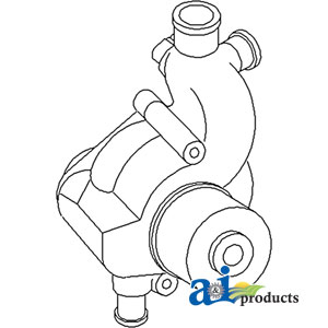 UF21222   Water Pump---Replaces 87800490